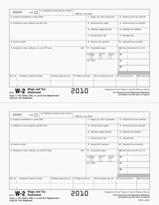 Laser W-2 Inividual Copy 2 8.5" X 11" (image for) Laser W-2 Inividual Copy 2 8.5" X 11"